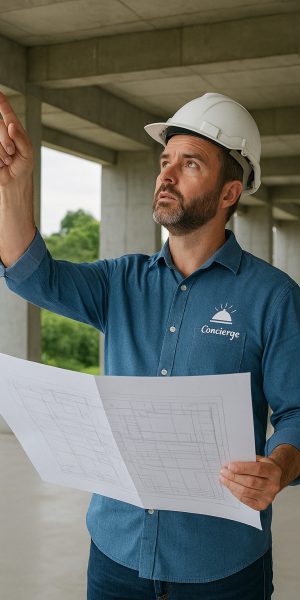 Concierge Residencial Construtora em CampinasA Concierge Residencial, da R.A.V. Projects, referncia como construtora em Campinas. Atuamos tambm em Campinas, Vinhedo, Valinhos, Bragana Paulista, Atibaia e regio. Oferecemos consultoria imobiliria para encontrar o imvel ou terreno ideal, projetos completos (arquitetura, interiores, eltrica, hidrulica) e gerenciamento de obras e reformas com qualidade e prazos garantidos. Cuidamos de cada detalhe para transformar seu sonho em realidade. Conte com a R.A.V. Projects para construir ou reformar seu lar com profissionalismo, personalizao e economia de tempo e dinheiro